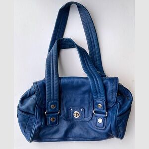 Marc By Marc Jacobs Royal Blue Leather Shoulder Bag